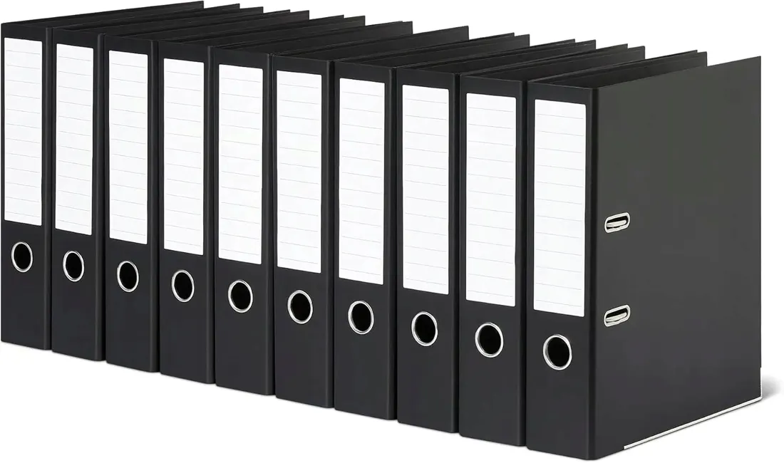 10x-segregator-biurowy-amazon-basics-a4-czarny-stan-nowy