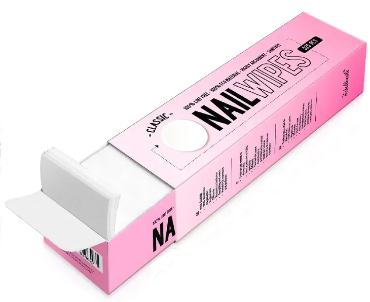 WACIKI BEZPYŁOWE DO MANICURE MOCNE BIAŁE 325 SZT