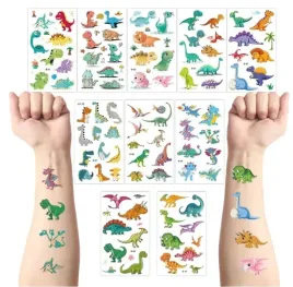 tatuaze-zmywalne-dla-dzieci-dinozaury-10-arkuszy-seria-b