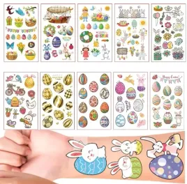 tatuaze-zmywalne-dla-dzieci-wielkanocne-10-arkuszy-seria-i