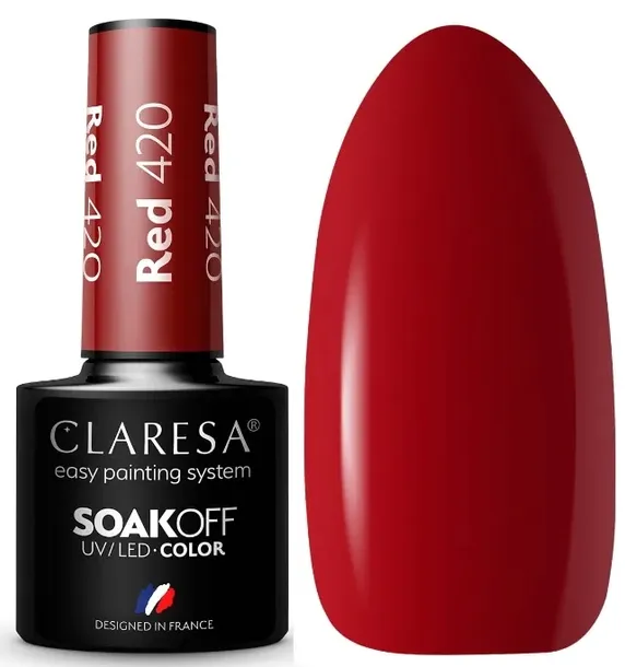 CLARESA LAKIER HYBRYDOWY RED 420