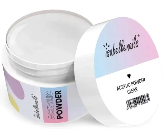 Akryl Budujący Clear Puder Proszek Akrylowy Bezbarwny Isabellenails 15 ml