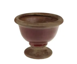 patera-ceramiczna-bordo-hand-made-retro-stylowy