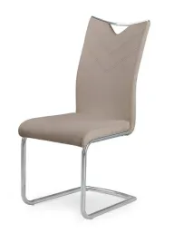 krzeslo-tapicerowane-cappuccino-na-plozach-z-uchwytem-k224