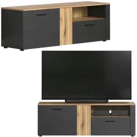 szafka-rtv-z-szuflada-stolik-pod-telewizor-lamele-dab-evoke-grafit-esteban
