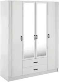 szafa-czterodrzwiowa-z-lustrem-i-szufladami-do-pokoju-160-bialy-ryfla-kami