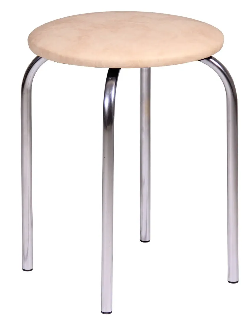 taboret-bez-chico-eco-skora-chrom