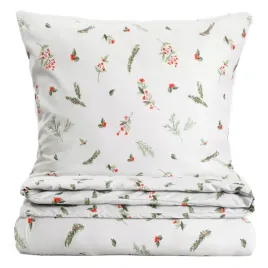 posciel-natale-oliwkowa-w-swiateczny-nadruk-220x200cm-2-x-70x80cm-homla