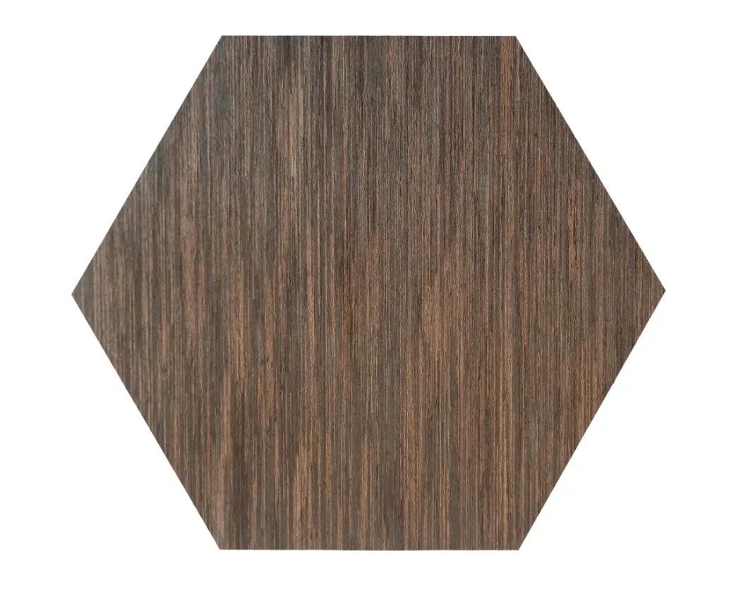 panele-scienne-lamele-mdf-heksagon-orzech