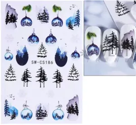 naklejki-na-paznokcie-samoprzylepne-zimowe-swiateczne-choinki-sw-cs186