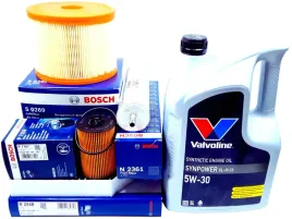 4-filtry-bosch-5l-oleju-valvoline-5w30-audi-a6-c7-2-0-tdi-150-190-km-euro-6