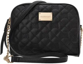 pikowana-torebka-na-ramie-listonoszka-monnari-z-lancuszkiem-logo-czarna
