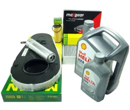 filtry-mann-maxgear-6l-oleju-shell-5w30-bmw-f10-518d-520d-525d-2-0-n47