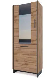witryna-wysoka-szafka-przeszklona-szeroka-70-cm-dab-wotan-czarny-amino