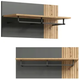 panel-scienny-z-polka-i-wieszakiem-do-przedpokoju-dab-evoke-grafit-esteban
