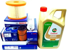 4-filtry-bosch-5l-oleju-castrol-5w30-audi-a6-c7-2-0-tdi-150-190-km-euro-6