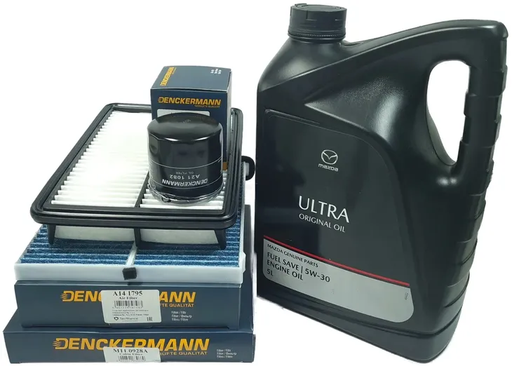 FILTRY 5L ORYG. OLEJU MAZDA 5W30 3 III 6 III CX-5 I II 2.0 2.5 SKYACTIV-G