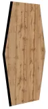 panele-scienne-lamele-mdf-szesciobok-dab-stan-nowy