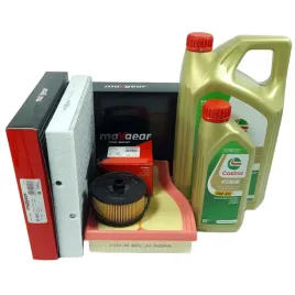 filtry-maxgear-6l-oleju-castrol-5w30-a-klasa-w177-b-klasa-cla-c118-1-3t
