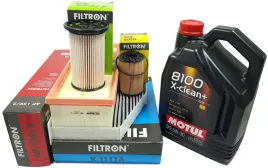 filtry-filtron-5l-oleju-motul-5w30-passat-b7-sharan-ii-tiguan-i-2-0-tdi