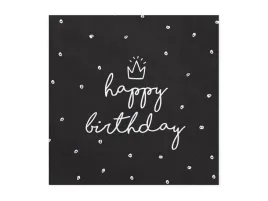 serwetki-czarne-urodzinowe-happy-birthday-33x33cm-party-urodziny-20-sztuk