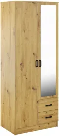 szafa-dwudrzwiowa-z-lustrem-i-szufladami-do-przedpokoju-80-dab-artisan-kami