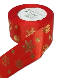 wstazka-satynowa-metalizowane-sniezynki-38mm-18mb-boze-narodzenie-czerwona