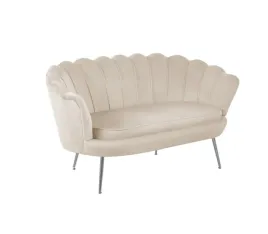 sofa-dwuosobowa-velvet-bezowa-na-srebrnych-nogach