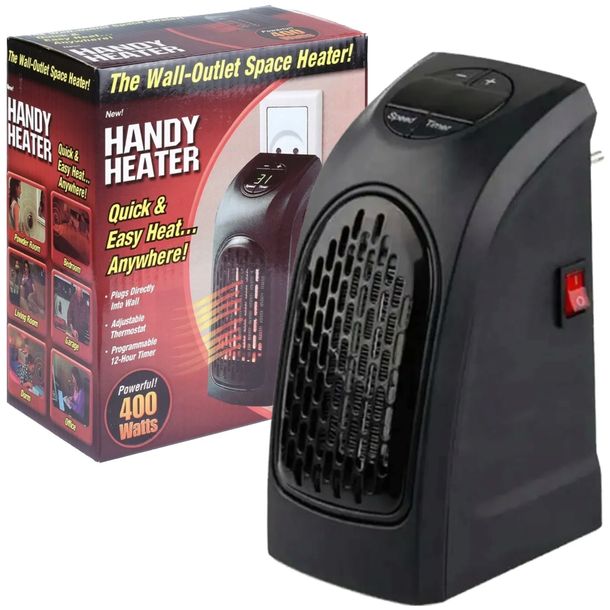 MOCNY MINI GRZEJNIK ELEKTRYCZNY FARELKA DO KONTAKTU HEATER 400W OGRZEWACZ