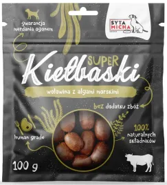 syta-micha-kielbaski-z-wolowina-i-algami-morskimi-100g-przysmak-dla-psa