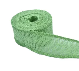 juta-obszywana-wstazka-tasma-jutowa-siatkowa-5cm-10mb-260g-m2-zielona