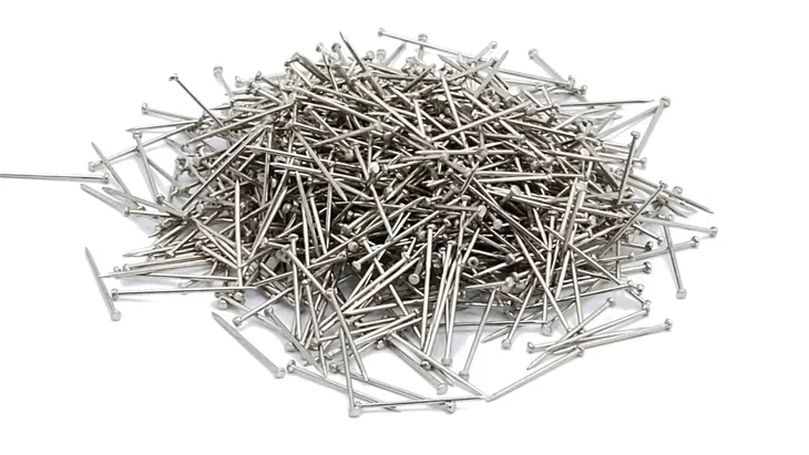 Szpilki krawieckie średnie 18mm/900szt 50gram 18MM