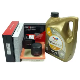 filtry-maxgear-5l-oleju-total-5w40-ford-fiesta-v-fusion-1-25-1-4-1-6-16v
