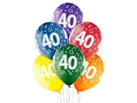 balony-na-czterdzieste-urodziny-z-cyfra-40-mix-kolorow-w-paczce-30cm-6sztuk