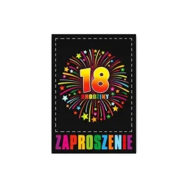 party-zaproszenia-na-18stke-osiemnaste-urodziny-fajerwerki-zestaw-10-szt
