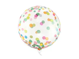 duzy-balon-foliowy-kula-transparentna-w-kolorowe-kropki-party-40cm-1szt