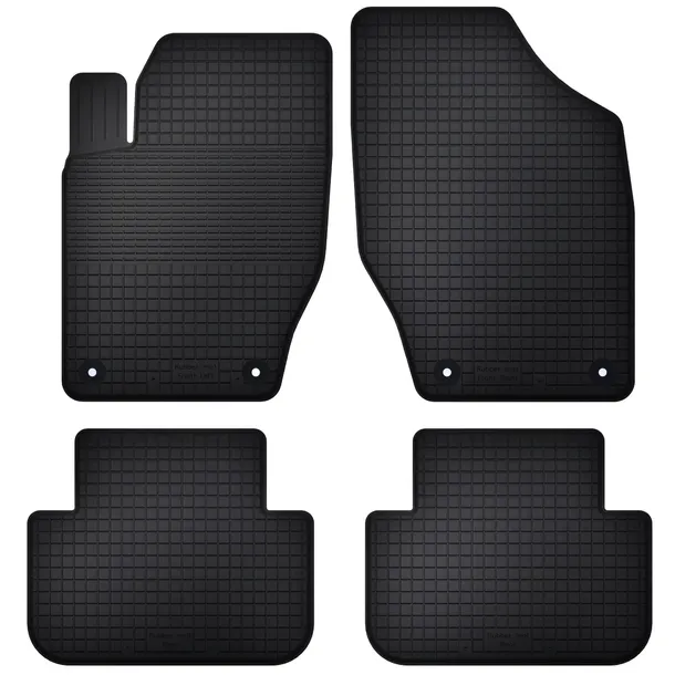 PEUGEOT 307 308 / CITROEN C4 I II dywaniki gumowe KORYTKO 2cm + STOPERY