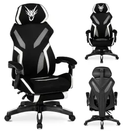 gamingowy-fotel-czarny-bialy-obrotowy-mlodziezowy-z-podnozkiem-maximo