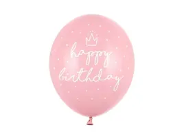 balony-lateksowe-30cm-na-urodziny-happy-birthday-rozowe-party-6-szt