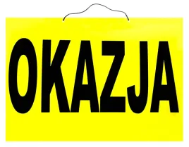 tabliczka-zawieszana-okazja-35x50-laminowana