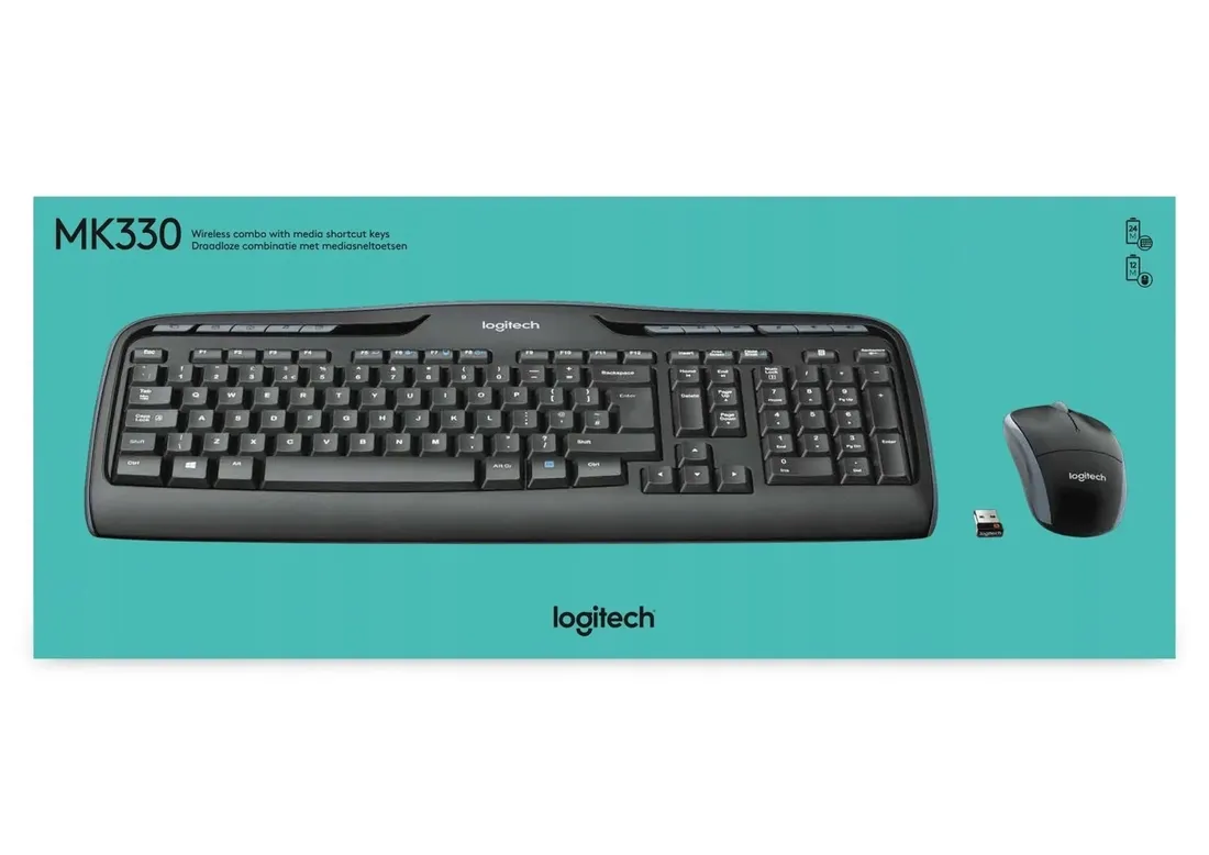 zestaw-bezprzewodowdy-logitech-wireless-combo-mk330-stan-nowy