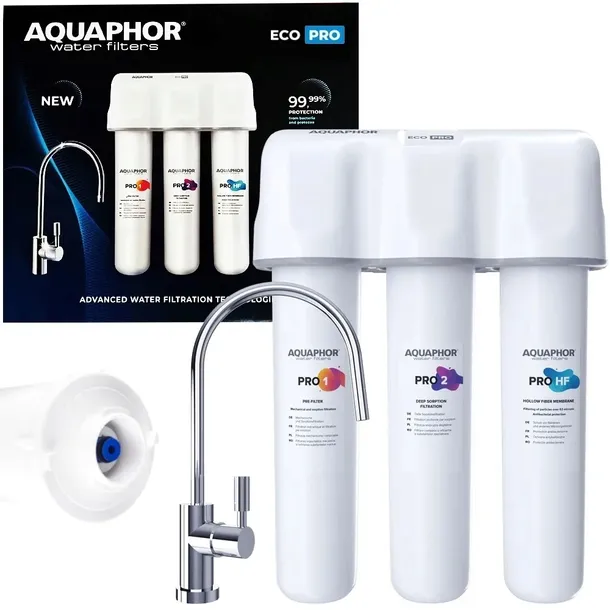 FILTR wody pod zlew Aquaphor filtr podzlewozmywakowy ECO PRO chlor bakterie