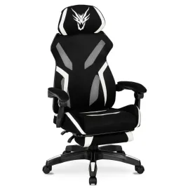 obrotowy-fotel-gamingowy-czarny-bialy-mlodziezowy-z-podnozkiem-maximo