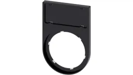 ramka-do-etykiet-zatrzaskiwanych-125x27mm-czarna-zaokraglona-otwor-22mm