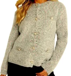 damski-kardigan-sweter-rozpinany-ozdobne-guziki-uni-niebieski-melanz