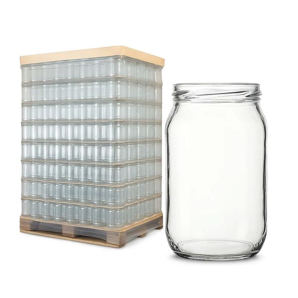 Słoik szklany 900 ml x 960 szt. paleta zestaw słoików do miodu, przetworów