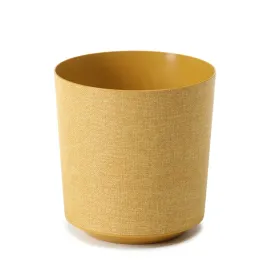 doniczka-oslonka-gama-textil-25-cm-imitacja-tkaniny-musztardowa-0127