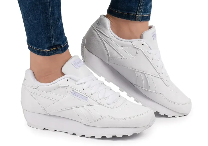 Klasyczne białe sneakersy REEBOK REWIND RUN damskie buty sportowe r. 36