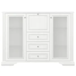 komoda-z-witryna-klasyczna-sosna-sniezna-frezowana-premium-161-cm-windsor