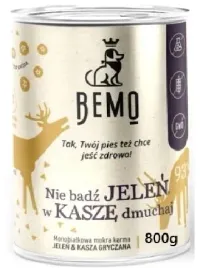 bemo-mokra-karma-dla-psa-jelen-800-g-nie-badz-jelen-w-kasze-dmuchaj